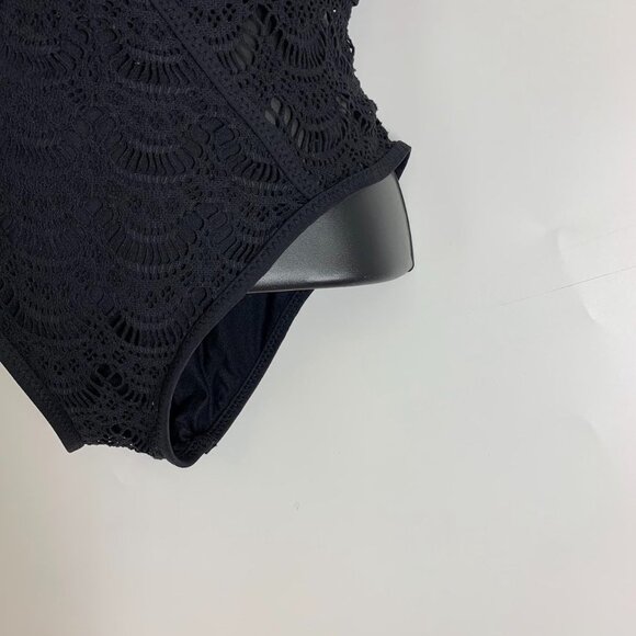 BECCA Women's Show‎ & Tell Crochet One Piece Swimsuit Size XS - Picture 5 of 12